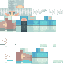 Minecraft skin texture, 64x64 pixels
