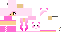 Minecraft skin texture, 64x32 legacy pixels