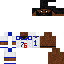 Minecraft skin texture, 64x64 pixels
