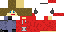 Minecraft skin texture, 64x32 legacy pixels