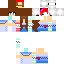 Minecraft skin texture, 64x64 pixels