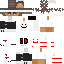 Minecraft skin texture, 64x64 pixels