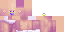 Minecraft skin texture, 64x32 legacy pixels