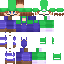 Minecraft skin texture, 64x64 pixels