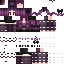 Minecraft skin texture, 64x64 pixels