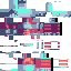 Minecraft skin texture, 64x64 pixels