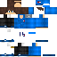 Minecraft skin texture, 64x64 pixels