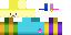 Minecraft skin texture, 64x32 legacy pixels