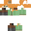 Minecraft skin texture, 64x64 pixels