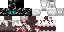Minecraft skin texture, 64x32 legacy pixels