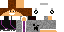 Minecraft skin texture, 64x32 legacy pixels