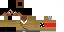 Minecraft skin texture, 64x32 legacy pixels