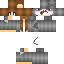 Minecraft skin texture, 64x64 pixels