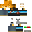 Minecraft skin texture, 64x64 pixels