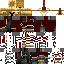 Red Minecraft skin texture, 64x64 pixels