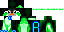 Minecraft skin texture, 64x32 legacy pixels