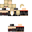 Minecraft skin texture, 64x64 pixels