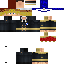 Minecraft skin texture, 64x64 pixels