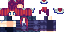 Minecraft skin texture, 64x32 legacy pixels