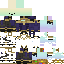 Minecraft skin texture, 64x64 pixels