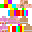 Minecraft skin texture, 64x64 pixels