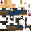 Minecraft skin texture, 64x64 pixels