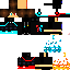Minecraft skin texture, 64x64 pixels