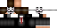 Minecraft skin texture, 64x32 legacy pixels