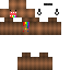 Minecraft skin texture, 64x64 pixels