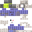 Minecraft skin texture, 64x64 pixels