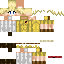 Minecraft skin texture, 64x64 pixels