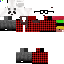Minecraft skin texture, 64x64 pixels