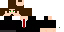 Minecraft skin texture, 64x32 legacy pixels