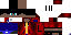 Minecraft skin texture, 64x32 legacy pixels