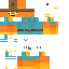 Minecraft skin texture, 64x64 pixels