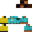 Minecraft skin texture, 64x64 pixels
