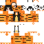 Minecraft skin texture, 64x64 pixels
