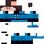 Minecraft skin texture, 64x64 pixels