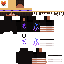 Minecraft skin texture, 64x64 pixels