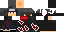 Minecraft skin texture, 64x32 legacy pixels