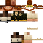 Minecraft skin texture, 64x64 pixels