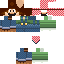Minecraft skin texture, 64x64 pixels