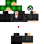Minecraft skin texture, 64x64 pixels