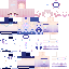 Minecraft skin texture, 64x64 pixels
