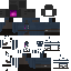 Minecraft skin texture, 64x64 pixels