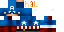 Minecraft skin texture, 64x32 legacy pixels