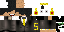 Minecraft skin texture, 64x32 legacy pixels