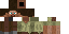 Minecraft skin texture, 64x32 legacy pixels