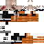 Minecraft skin texture, 64x64 pixels
