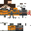 Minecraft skin texture, 64x64 pixels